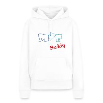 Diver Dive Buddy Scuba - Frauen Premium Bio Hoodie - Weiß - Vorne - Julia (174cm)