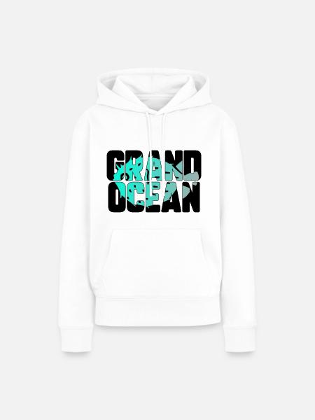 Großer Ozean - Frauen Premium Bio Hoodie - Weiß