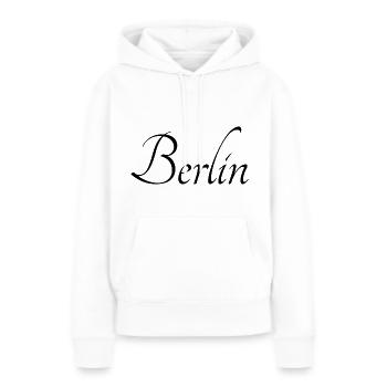 Berlin berlin - Frauen Premium Bio Hoodie - Weiß - Vorne - Julia (174cm)