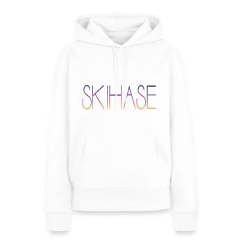 Skihase - Frauen Premium Bio Hoodie - Weiß - Vorne - Julia (174cm)