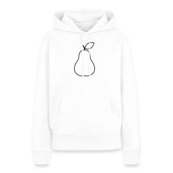 Fruits fruits fruits végétalien fruit végétarien fruité - Sweat à capuche Premium bio Femme - blanc - Devant - Julia (174cm)
