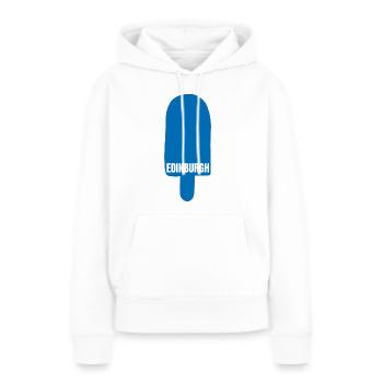Eisliebhaber aus Edinburgh - Frauen Premium Bio Hoodie - Weiß - Vorne - Julia (174cm)