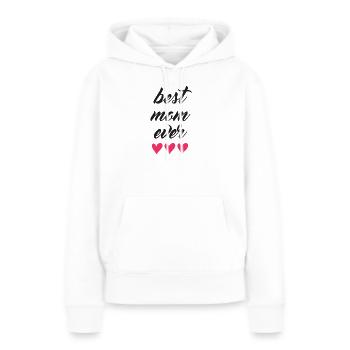Beste Mutter aller Zeiten - Frauen Premium Bio Hoodie - Weiß - Vorne - Julia (174cm)