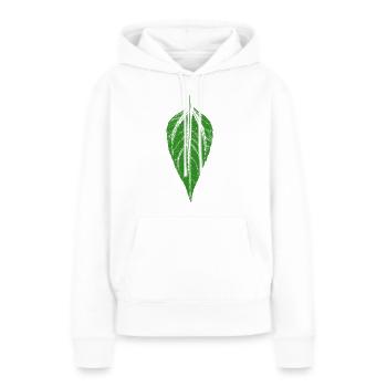 Leaf Jerusalem artichoke - Women’s Premium Organic Hoodie - white - Front - Julia (174cm)