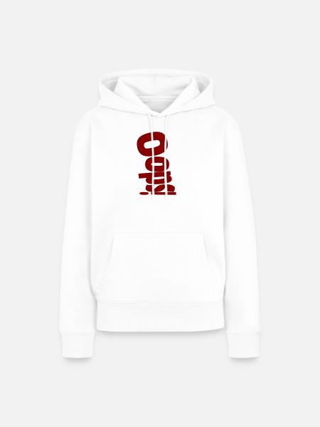Oops Fall - Frauen Premium Bio Hoodie - Weiß