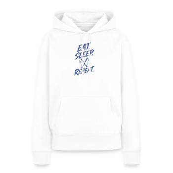 Wintersport Skiurlaub Skifahrer Skipiste  - Frauen Premium Bio Hoodie - Weiß - Vorne - Julia (174cm)