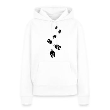 Spartan Helmet - Women’s Premium Organic Hoodie - white - Front - Julia (174cm)