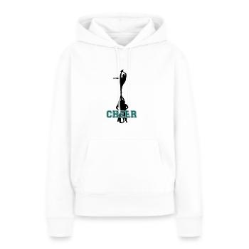 Cheerleading, Cheer - Frauen Premium Bio Hoodie - Weiß - Vorne - Julia (174cm)