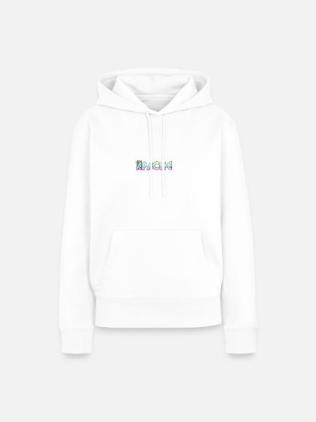 Apache Print - Frauen Premium Bio Hoodie - Weiß