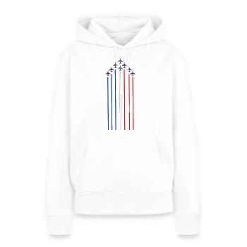 Patrouille de France Meeting Luftwaffe Luftwaffe - Frauen Premium Bio Hoodie - Weiß - Vorne - Julia (174cm)
