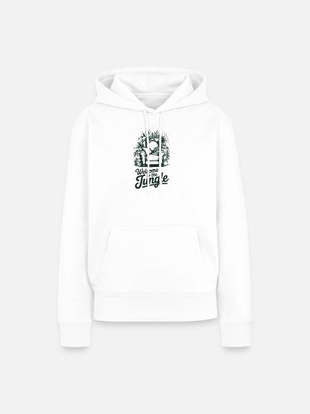 Cluttercore Enthusiast - Frauen Premium Bio Hoodie - Weiß
