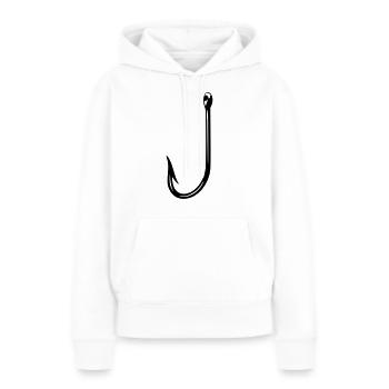 Haken - Frauen Premium Bio Hoodie - Weiß - Vorne - Julia (174cm)