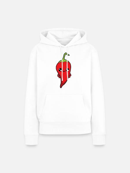 Jalapeno - Frauen Premium Bio Hoodie - Weiß