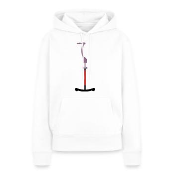 SKIFAHREN SKILIFT TELLERLIFT - Frauen Premium Bio Hoodie - Weiß - Vorne - Julia (174cm)