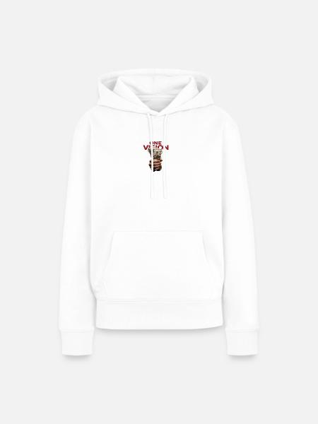 Eine Vision – Erfolgseinstellung - Frauen Premium Bio Hoodie - Weiß