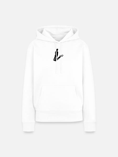 KaffeeBLACK11 - Frauen Premium Bio Hoodie - Weiß