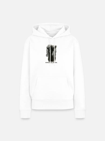 schlechte-frisur - Frauen Premium Bio Hoodie - Weiß