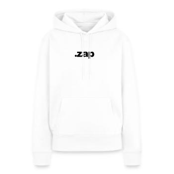 dot zap - Sweat à capuche Premium bio Femme - blanc - Devant - Julia (174cm)