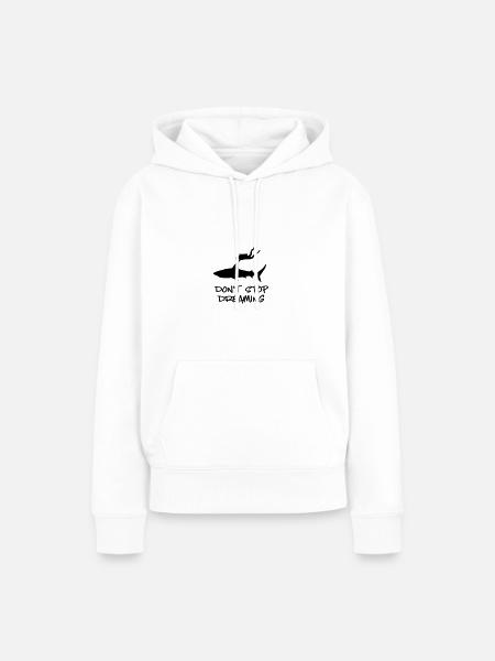 Tauchen - Frauen Premium Bio Hoodie - Weiß
