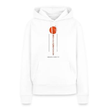 Learn wisdom in the foolishness of others - Women’s Premium Organic Hoodie - white - Front - Julia (174cm)