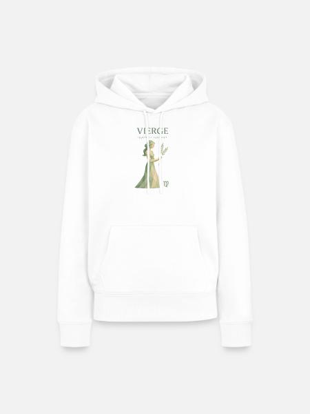 Jungfrau Sternzeichen - Astrologie - Frauen Premium Bio Hoodie - Weiß
