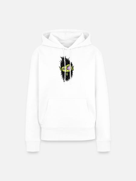 baertiger_Zombie - Frauen Premium Bio Hoodie - Weiß