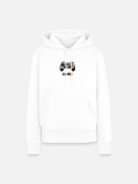 Spiel 3 Controller - Frauen Premium Bio Hoodie - Weiß