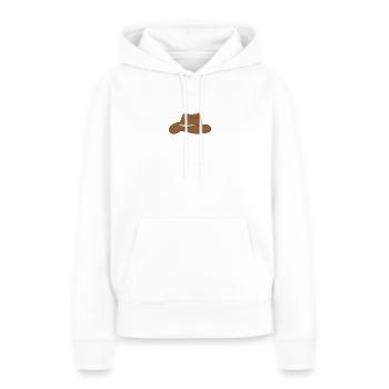 cowboy hut - Frauen Premium Bio Hoodie - Weiß - Vorne - Julia (174cm)