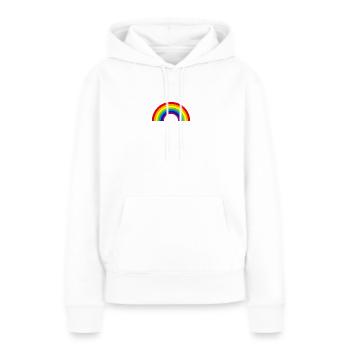 rainbow rainbow - Women’s Premium Organic Hoodie - white - Front - Julia (174cm)