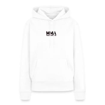 Mixed Martial Arts MMA - Sweat à capuche Premium bio Femme - blanc - Devant - Julia (174cm)