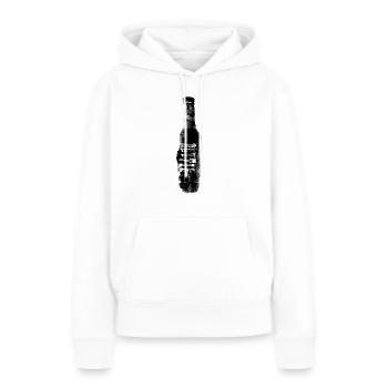 Bierflasche Bottle - Frauen Premium Bio Hoodie - Weiß - Vorne - Julia (174cm)