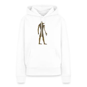 Egypte Egypte Isis Pharaons Pharaons Pyramide Afrique - Sweat à capuche Premium bio Femme - blanc - Devant - Julia (174cm)