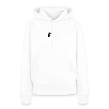 PETANQUE - Frauen Premium Bio Hoodie - Weiß - Vorne - Julia (174cm)