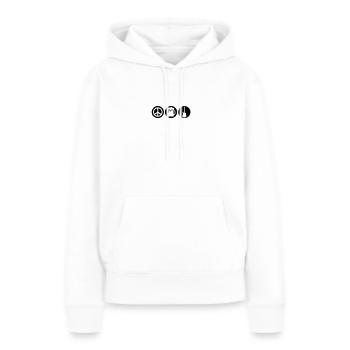 Konzert - Frauen Premium Bio Hoodie - Weiß - Vorne - Julia (174cm)