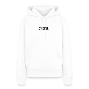 snooker - Frauen Premium Bio Hoodie - Weiß - Vorne - Julia (174cm)