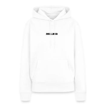 Schulkind Pixel - Frauen Premium Bio Hoodie - Weiß - Vorne - Julia (174cm)