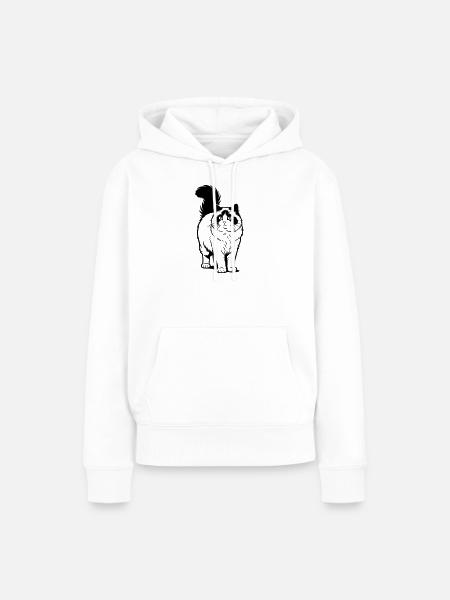 Ragdoll-Katze - Frauen Premium Bio Hoodie - Weiß