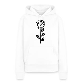 Pink Flower - Women’s Premium Organic Hoodie - white - Front - Julia (174cm)