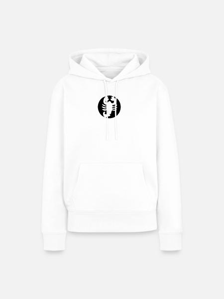 Sternbild Skorpion, Horoskop - Frauen Premium Bio Hoodie - Weiß
