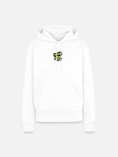 Böser Alter Mann - Frauen Premium Bio Hoodie - Weiß
