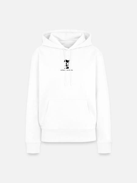 No Excuses Just Results – Mindset Design - Frauen Premium Bio Hoodie - Weiß
