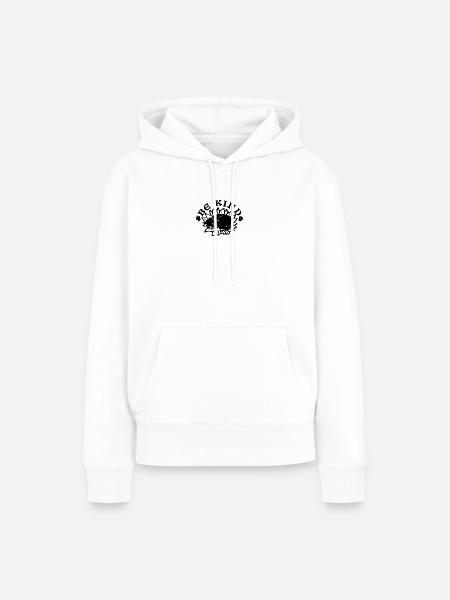 Sei freundlich - Frauen Premium Bio Hoodie - Weiß