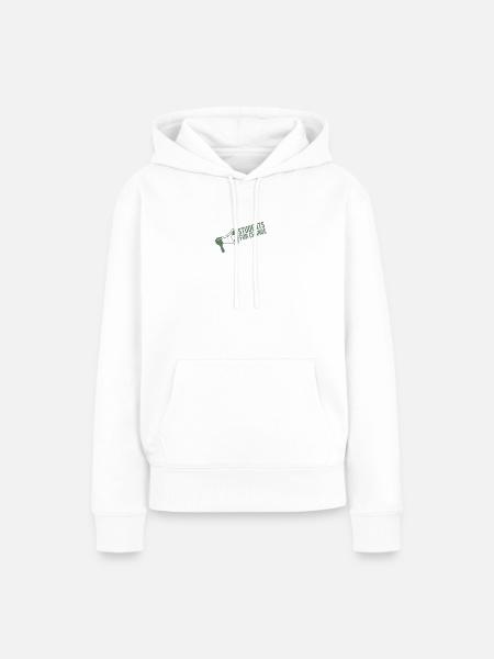 Students for change - Frauen Premium Bio Hoodie - Weiß