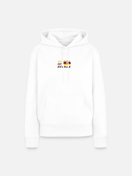Wir sind Uganda - Frauen Premium Bio Hoodie - Weiß