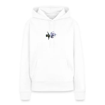 Peeper &; Arctic Peeper - Frauen Premium Bio Hoodie - Weiß - Vorne - Julia (174cm)