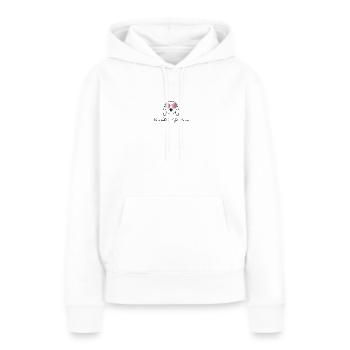 SCRiBBLE OF MiNE "7 Days Edition" - Frauen Premium Bio Hoodie - Weiß - Vorne - Julia (174cm)