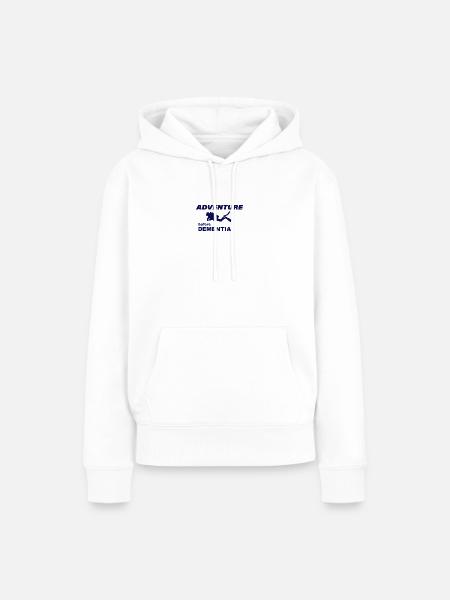 DIVING ADVENTURE - Frauen Premium Bio Hoodie - Weiß