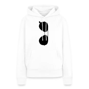 Sonnenbrille - Frauen Premium Bio Hoodie - Weiß - Vorne - Julia (174cm)