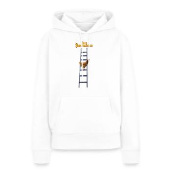 Trinkflasche Leiter Burg Schreckenstein - Frauen Premium Bio Hoodie - Weiß - Vorne - Julia (174cm)