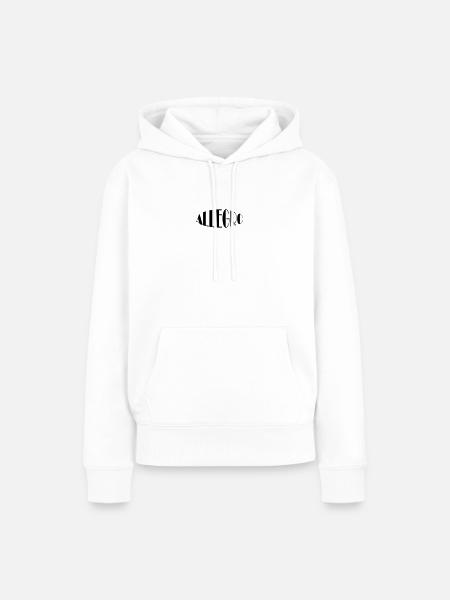 ALLEGRO - Frauen Premium Bio Hoodie - Weiß